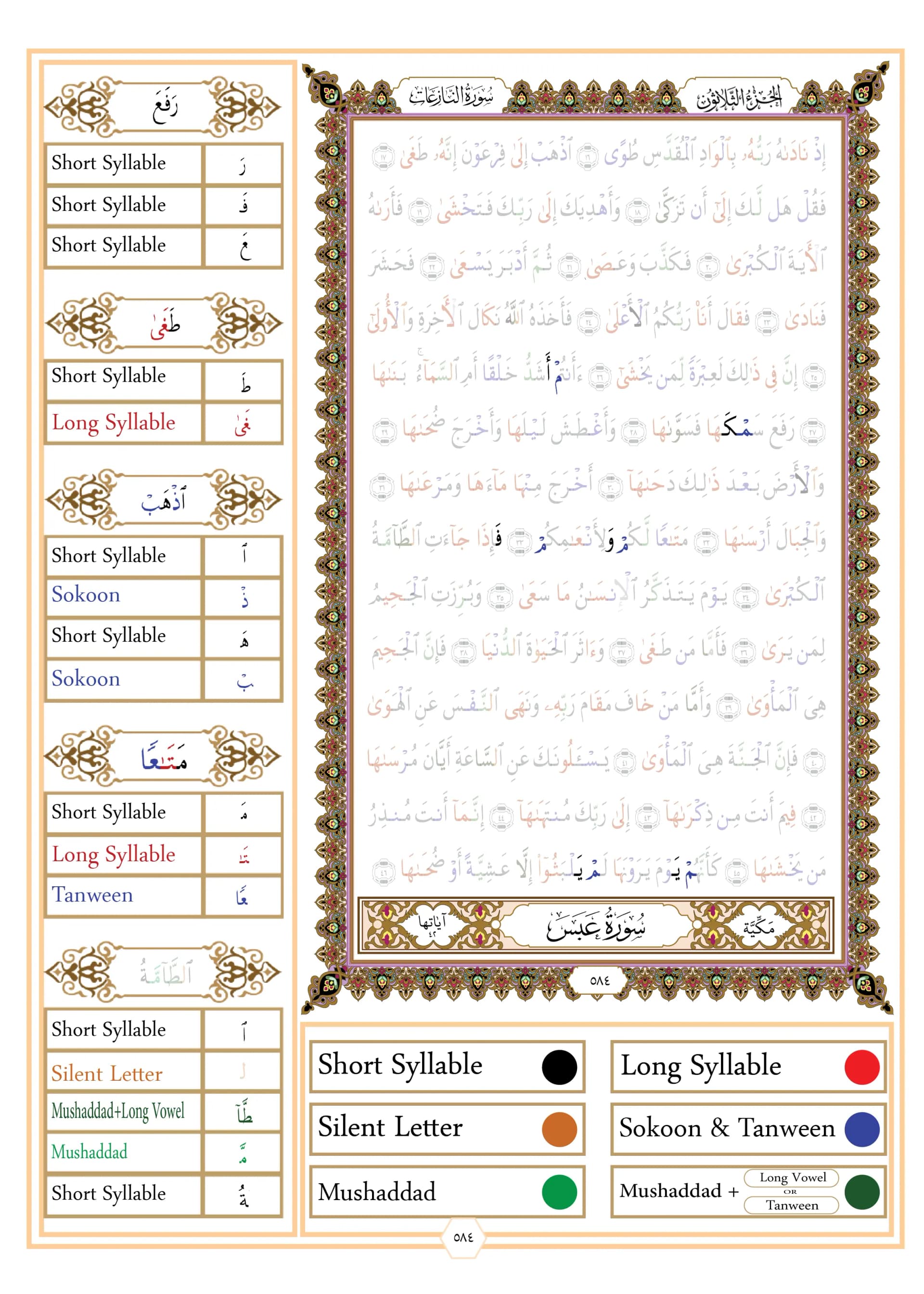 Rules of Meem Saakinah - Izhaar Shafawi — part 30, page 3 of 23