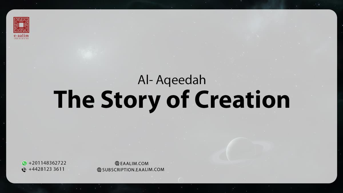 The Story of Creation